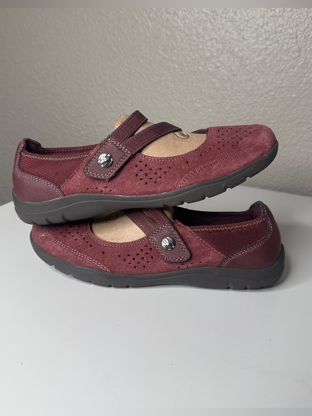 Earth Spirit Mary Janes Gelron leather slip ons 8.5 - Picture 2 of 7